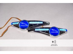 Светодиодный поворотник с логотипом Jaguar
